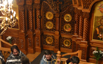 Чин Прощения в храме Рождества Христова