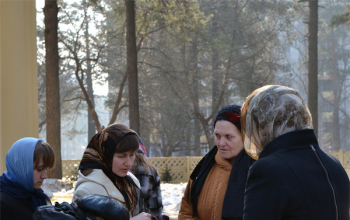 Ковчег с частицами святых мощей в храме Дмитрия Донского