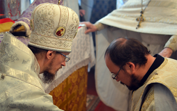 Великая Суббота. Священническая хиротония о.Александра Базарнова