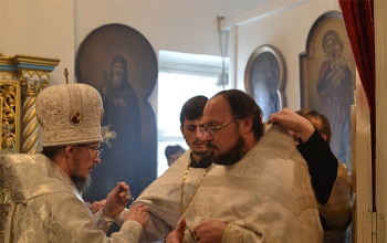 Великая Суббота. Священническая хиротония о.Александра Базарнова