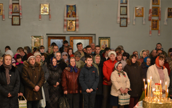 Пасха в храмах Борисовского благочиния