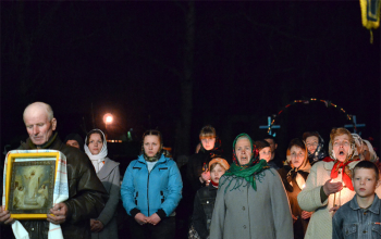 Пасха в храмах Борисовского благочиния