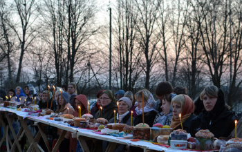 Пасха в храмах Борисовского благочиния