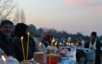 Пасха в храмах Борисовского благочиния