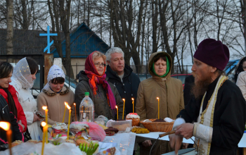 Пасха в храмах Борисовского благочиния