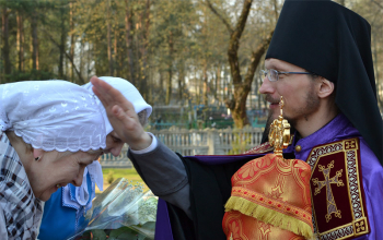 Епископ Борисовский Вениамин в храме Рождества Христова