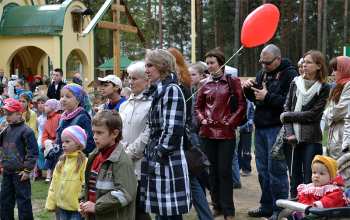 Детский пасхальный праздник в храме св. Дмитрия Донского