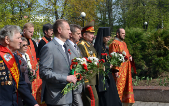 Владыка Вениамин на праздновании Дня Победы