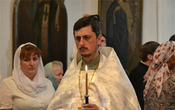 Всенощное бдение в храме Александра Невского