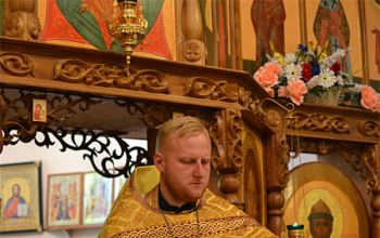 Ковчег с частицами мощей святых в храме Дмитрия Донского