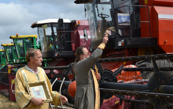 Зажинки в д. Оздятичи
