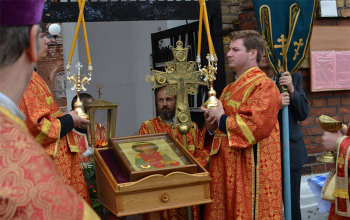 Икона святого Пантелеимона привезена в Борисов