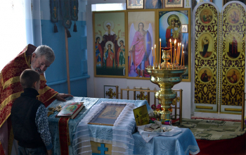 Божественная Литургия на Усекновение главы Крестителя Господня Иоанна прошла в д. Гора