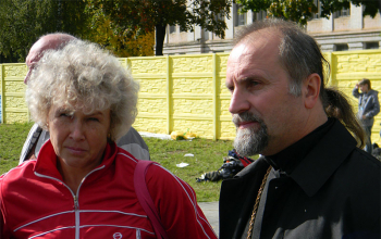 Команды православного клуба на празднике футбола