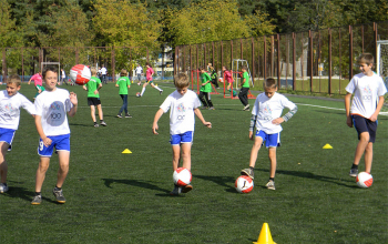 Команды православного клуба на празднике футбола