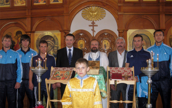 ФК БАТЭ в Зембинской церкви