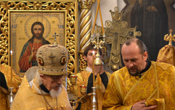 Архиерейская Литургия в храме Александра Невского