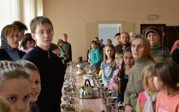 Поездка детской воскресной школы в Спасо-Евфросиниевский монастырь