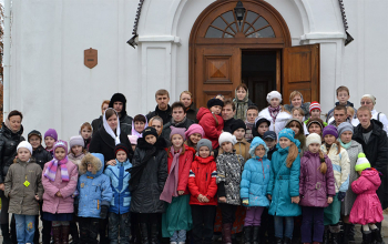 Поездка детской воскресной школы в Спасо-Евфросиниевский монастырь