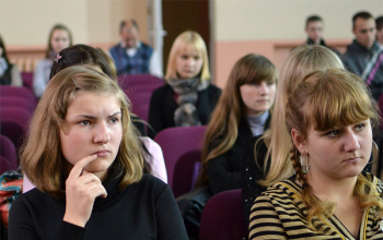 Беседа протоиерея Александра Вербило с учащимися