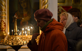 Икона Божией Матери «Отрада и Утешение» в храме Александра Невского