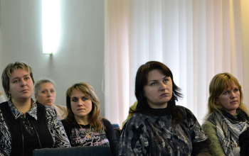 Встреча священника Александра Вербило с родителями в гимназии №3