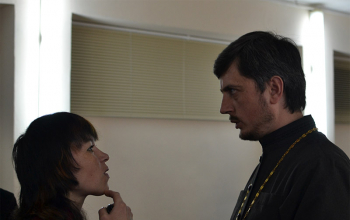 Встреча священника Александра Вербило с родителями в гимназии №3