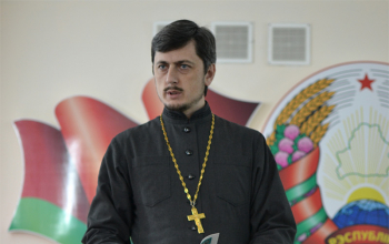 Встреча священника Александра Вербило с родителями в гимназии №3