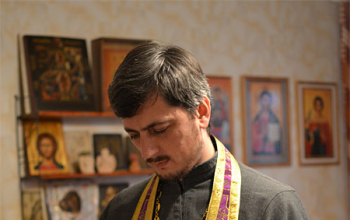 Освящение иконописной студии и мастерской