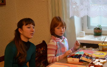 Освящение иконописной студии и мастерской