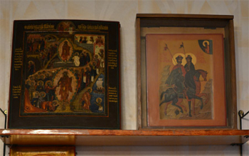 Освящение иконописной студии и мастерской