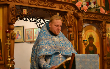 Божественная Литургия в храме Дмитрия Донского