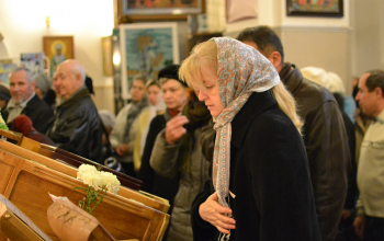 Божественная Литургия в храме Дмитрия Донского