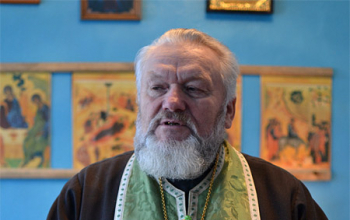 Освящение молитвенной комнаты в д. Бродовка