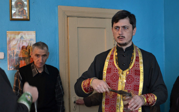 Освящение молитвенной комнаты в д. Бродовка