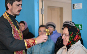 Освящение молитвенной комнаты в д. Бродовка