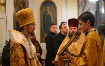 Литургия св.Василия Великого в храме Александра Невского