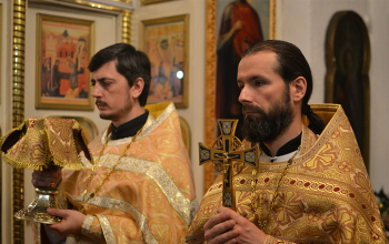 Литургия св.Василия Великого в храме Александра Невского