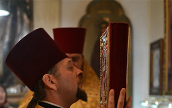 Литургия св.Василия Великого в храме Александра Невского