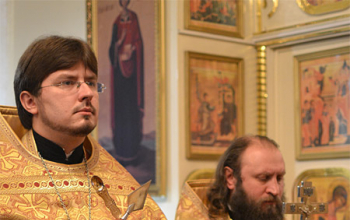 Литургия св.Василия Великого в храме Александра Невского