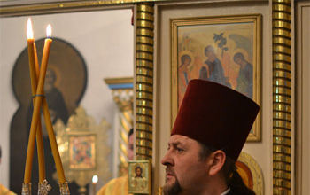 Литургия св.Василия Великого в храме Александра Невского
