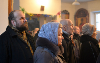 Епископ Вениамин возглавил Литургию в храме Рождества Христова