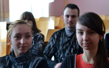 Волонтёры печанского храма в средней школе №17