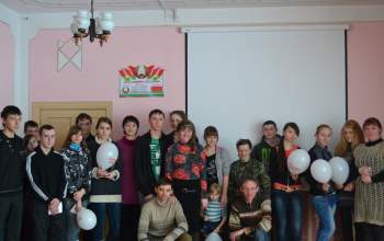 Волонтёры печанского храма в средней школе №17