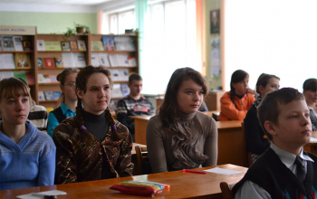 Волонтёры на встрече с приёмными детьми