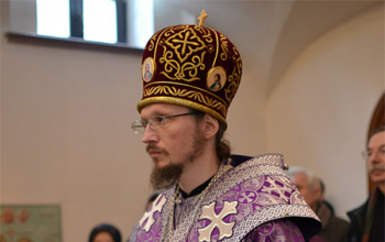 Епископ Борисовский Вениамин в Свято-Ксениевском женском монастыре