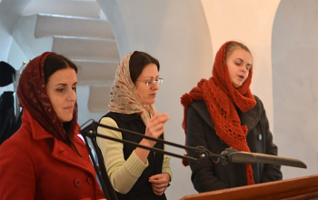 Епископ Борисовский Вениамин в Свято-Ксениевском женском монастыре