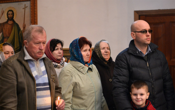 Епископ Борисовский Вениамин в Свято-Ксениевском женском монастыре