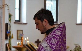 Епископ Борисовский Вениамин в Свято-Ксениевском женском монастыре