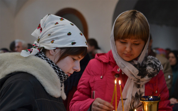 Епископ Борисовский Вениамин в Свято-Ксениевском женском монастыре